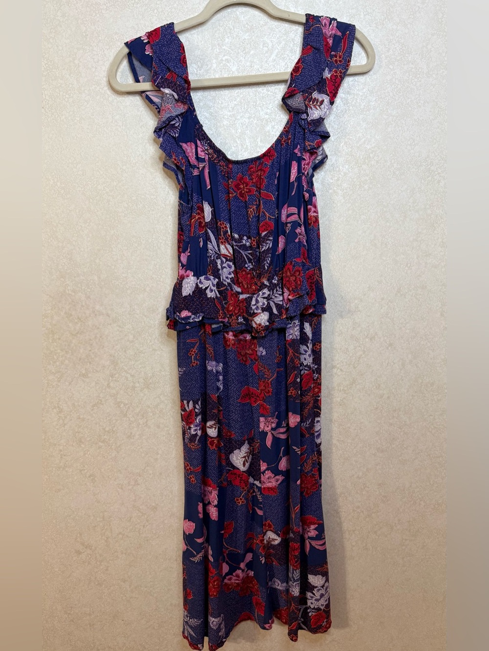 Floral Ruffle Maxi Dress - Picture 2 of 2